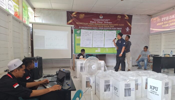 16 PPK Mulai Pleno Hasil Pemilu