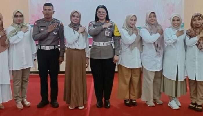 Istri Pegawai BI P. Siantar Ikut Sosialiasi Keamanan Berlalulintas