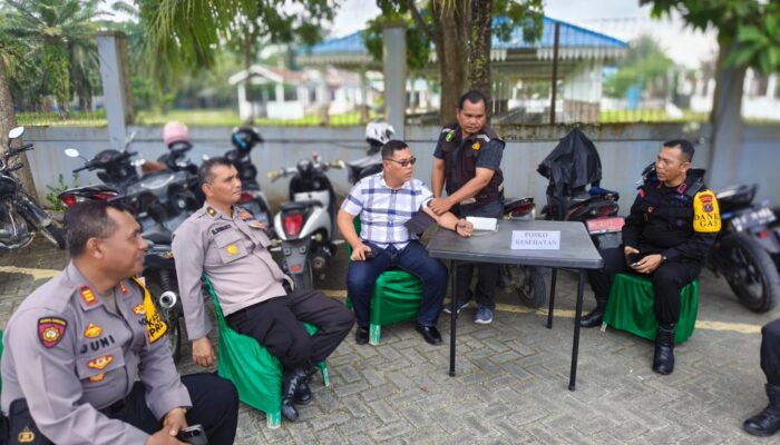 Dokkes Polres Batubara Cek Kesehatan Personel Pengamanan Pemilu 2024