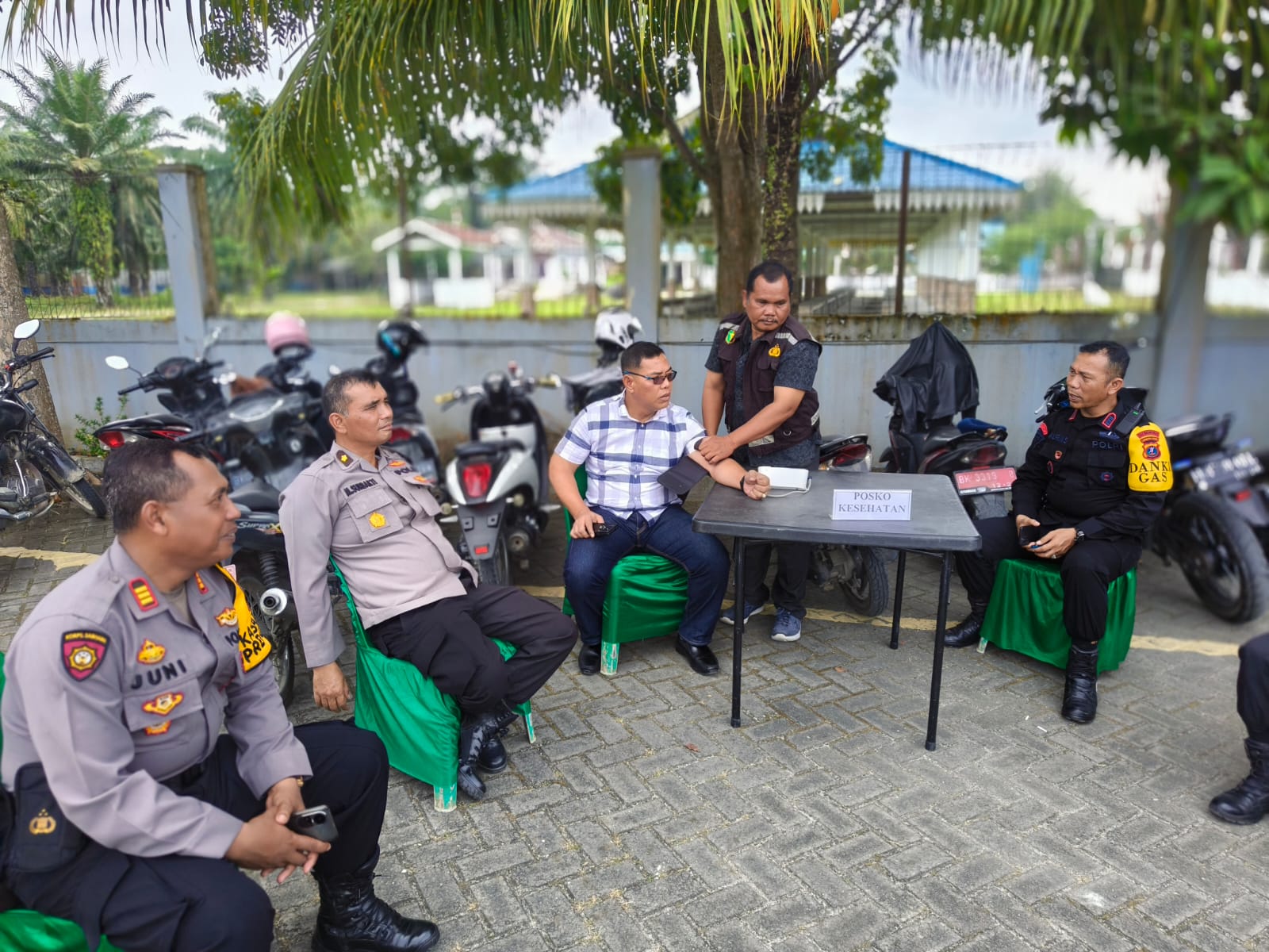 Dokkes Polres Batubara Cek Kesehatan Personel Pengamanan Pemilu 2024
