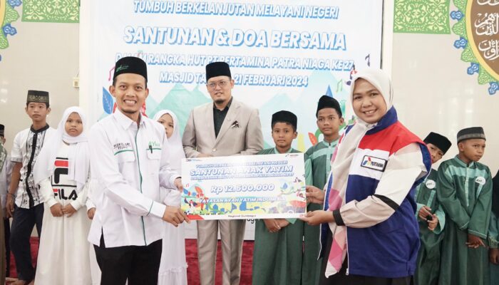 Pertamina Patra Niaga Berbagi Kebahagiaan Bersama Anak Yatim Piatu