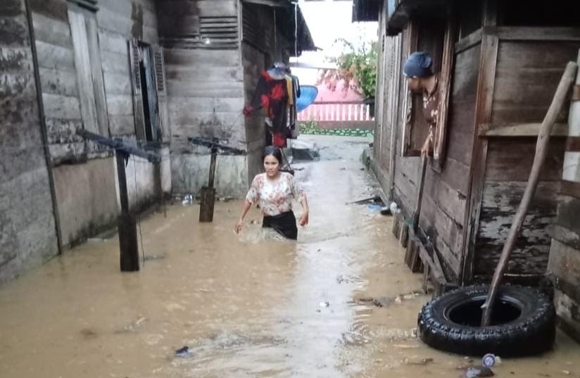 Hujan Lebat, Pemukiman Warga Terendam Air 1 Meter
