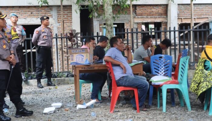 Kapolres P. Siantar Monitoring Rapat Pleno Pasca Pemilu 2024