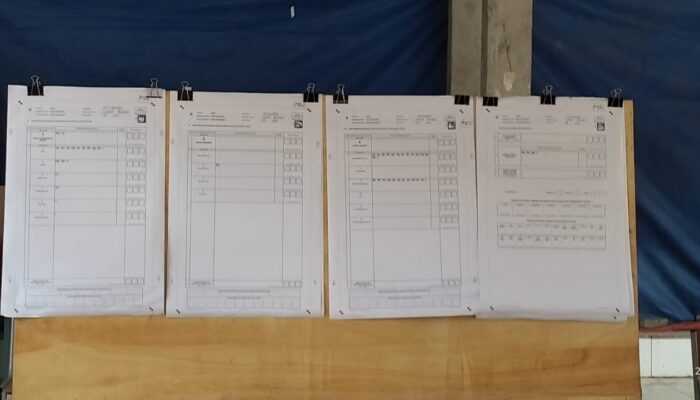 Coblos Ulang TPS 02 Desa Aunan Agara, Golkar Unggul