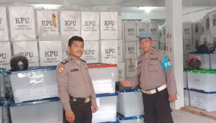 Sat Samapta P. Siantar Maksimalkan Patroli Ke Kantor Dan Gudang KPU