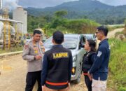 Kapolres Madina-KBR Polda Sumut Olah TKP PT. SMGP