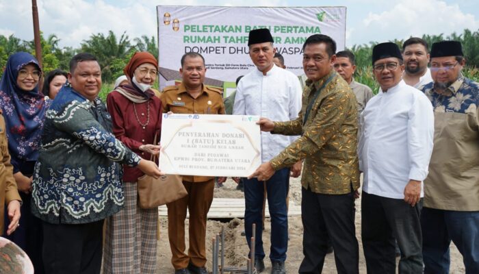 Gelar Tarhib Ramadhan, DD Waspada Santuni Keluarga Dhuafa