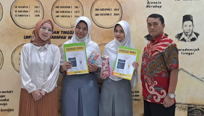 Dua Siswa SMA Harapan Medan Raih Dua Medali Emas Olimpiade Ekonomi Internasional