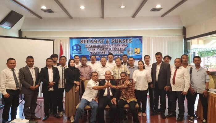 Hendron Sinaga Terpilih Ketua Umum DPP Aspekindo