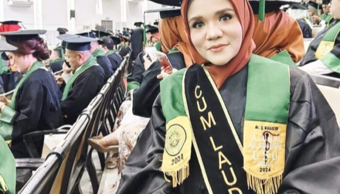 Mona Nurdin Amin Raih Gelar M.Ked Di USU