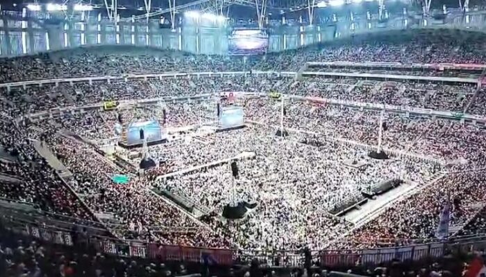 Lautan Manusia Pendukung Anies-Muhaimin Padati JIS