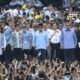 CALON Presiden dan Wakil Presiden No Urut 2, Prabowo Subianto dan Gibran Rakabuming Raka dan pimpinan partai pendukung, menghadiri acara kampanye akbar terakhir pemilihan presiden (Pilpres) 2024 di Stadion Utama Gelora Bung Karno (SU GBK), Senayan, Jakarta Pusat, Sabtu (10/2/2024). Waspada/ist