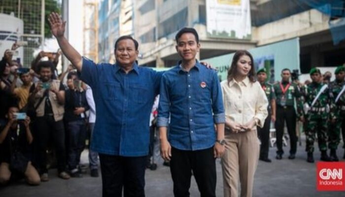 Real Count KPU 5,61%: Perolehan Suara Prabowo-Gibran 57,74%