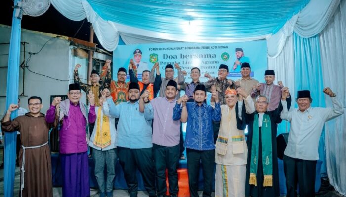 Apresiasi Doa Bersama Untuk Pemilu Damai, Bobby Nasution : Semua Agama Punya Kontribusi Bagi Kota Medan