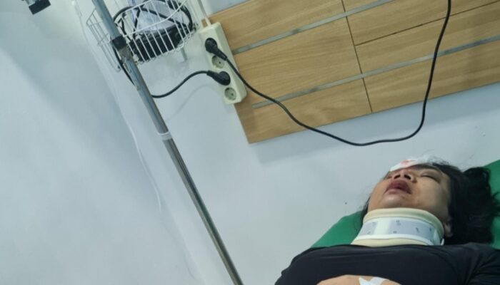Cek TPS, Kapolsek Medan Tuntungan Ditabrak Pengendara Sepedamotor
