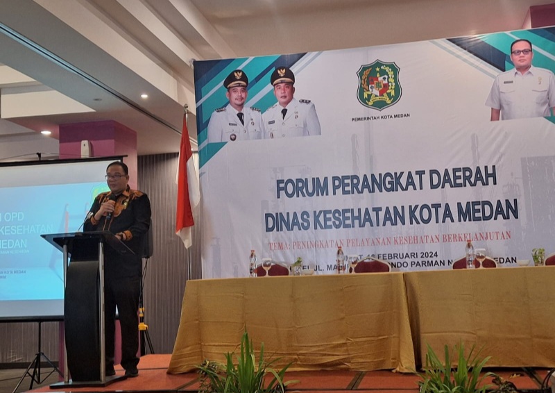 Gelar Forum Perangkat Daerah, Dinkes Medan Dorong Partisipasi Semua Pihak Dalam Pembangunan