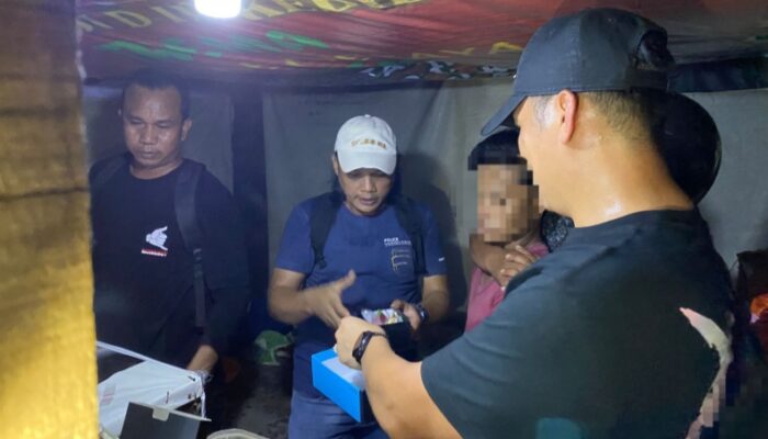 Sat Res Narkoba Polrestabes Medan Gerebek Lokasi Narkoba Bantaran Rel KA Tembung