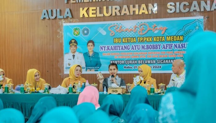 Ingin Kelurahan Belawan Sicanang Juara Lomba UP2K Sumut, Ny Kahiyang Ayu Pastikan Kesiapannya