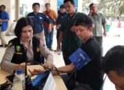 Dokkes Polrestabes Medan Cek Kesehatan Personil Yang Bertugas Di PPK