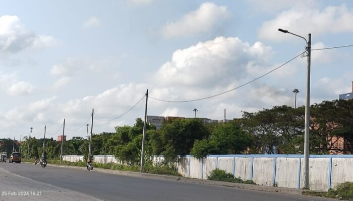 Puluhan Lampu Bertenaga Surya Di Jl. Pelabuhan Raya Digondol Maling
