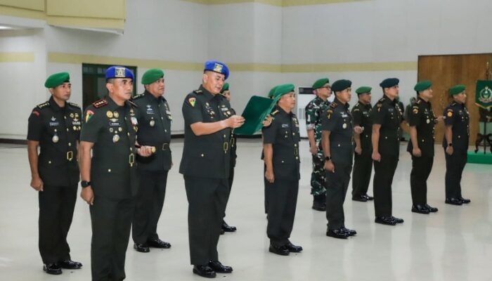 Pangdam I/BB Pimpin Sertijab Pamen Serta Tradisi Korps