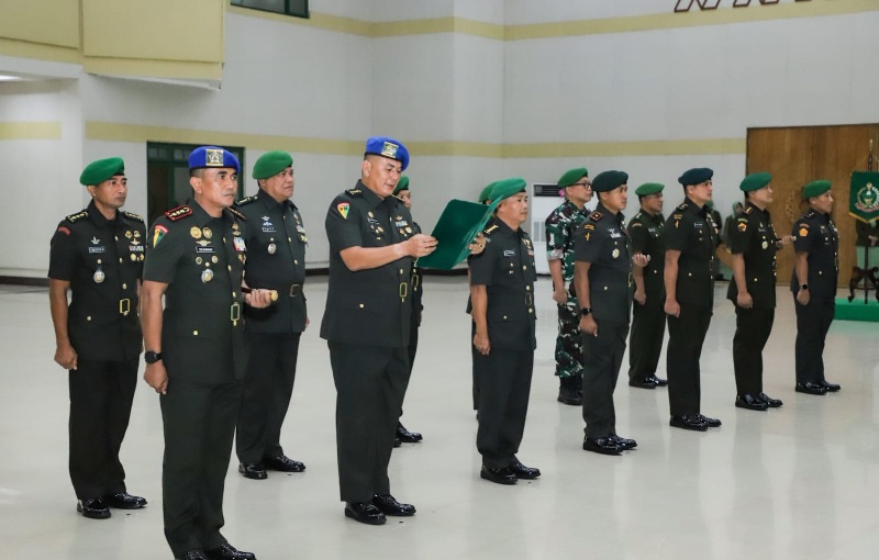 Pangdam I/BB Pimpin Sertijab Pamen Serta Tradisi Korps