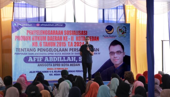 Afif Abdillah Ajak Warga Jaga Kebersihan Lingkungan Dukung Pembangunan Kota Medan