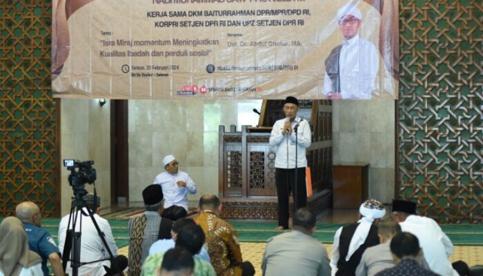 DKM DPR RI Peringatan Isra Mi’raj Di Masjid Baiturrahman Jakarta