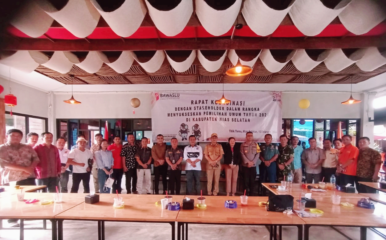 Bawaslu Nisel Rakor Dengan Stakeholder Sukseskan Pemilu 2024 Bawaslu Nisel Rakor Dengan Stakeholder Sukseskan Pemilu 2024