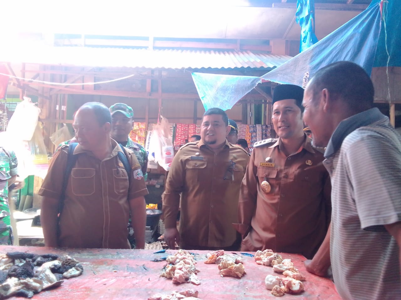 Jelang Ramadhan, Pj Bupati Agara Sidak Harga Bahan Pokok