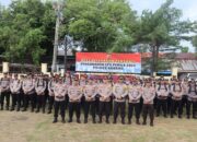 Kapolres Sabang Pimpin Apel Pelepasan Personel Pam TPS Pemilu 2024