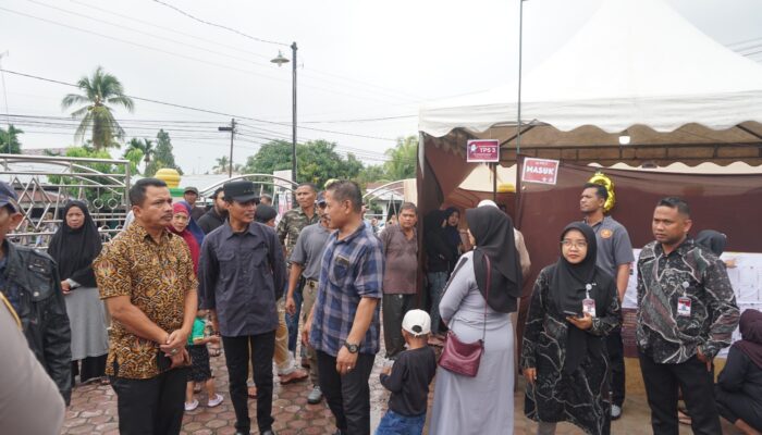 Pj Wali Kota Langsa Tinjau Pelaksanan Pemilu