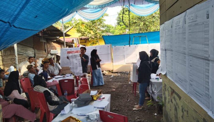 Pasangan Amin Unggul Di TPS 007 Kelurahan Pasar Sibuhuan