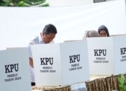 Prabowo-Gibran Menang Di TPS Tempat Pj Wali Kota Tebingtinggi Gunakan Hak Pilihnya