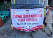 Pendistribusian logistik pemilu di Kota Sibolga, Selasa (13/2). Waspada/ist