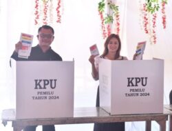 Prabowo-Gibran Unggul Di TPS Wali Kota Gunungsitoli Mencoblos