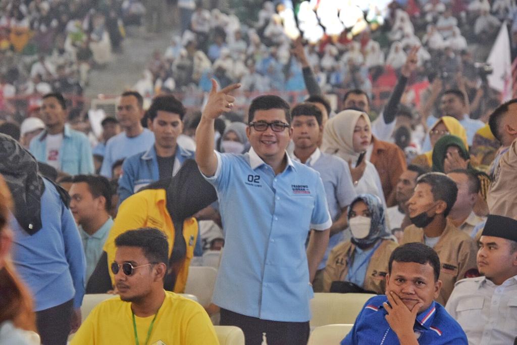 Ketua TKD Prabowo-Gibran Madina sekaligus Ketua DPC Gerindra Madina H Erwin Efendi Lubis SH. Waspada/doc