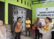 Kapolres Madina Cek Gudang Logistik Pemilu