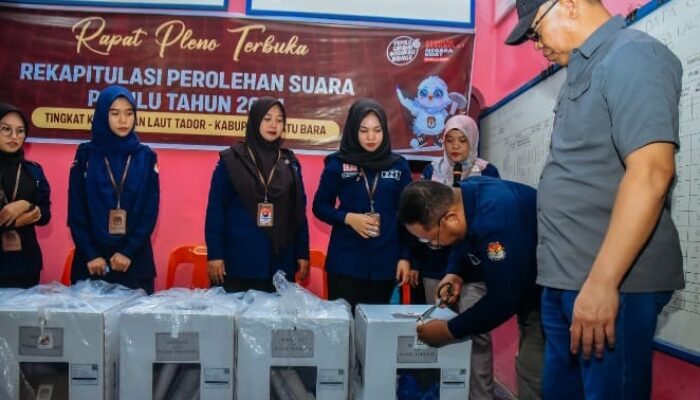 Pj Bupati Batubara Monitor Rapat Pleno Rekapitulasi Pemilu 2024