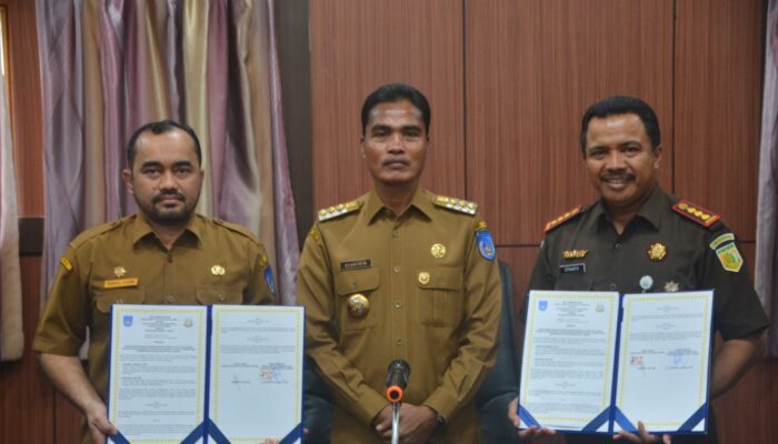 BPKD Langsa MoU Bidang Hukum Bersama Kejari