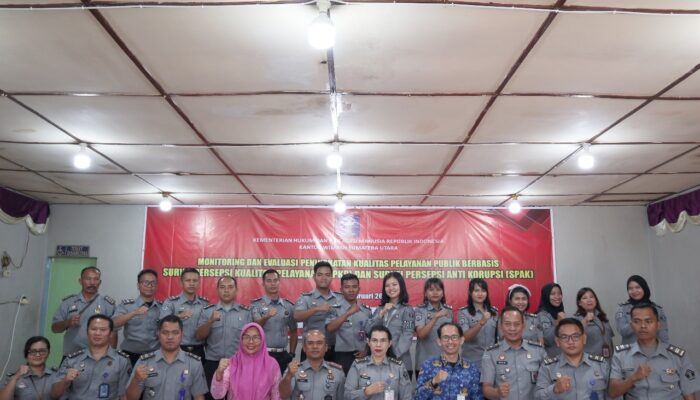 Rutan Tarutung Tuan Rumah Diskusi Peningkatan Kualitas Layanan Berbasis SPKP-SPAK