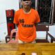Pelaku IY alias pak In dan barang bukti saat diamankan di kabtor Sat Narkoba Polres Simalungun.(Waspada/ist).