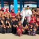   KADES Suka Jaya, Fahrul Rozi akrab disapa Ayul foto bersama pesertanya mengikuti MTQ Ke-XVII tahun 2024. Dan  Camat Tanjungtiram Junaidi Drs Junaidi beserta unsur Forkopincam dan undangan yang hadir. Waspada/Iwan Has