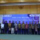 Pj Wali Kota Langsa, Syaridin, berfoto bersama pada acara High Level Meeting (HLM) Tim Percepatan dan Perluasan Digitalisasi Daerah (TP2DD) serta Tim Pengendalian Inflasi Daerah (TPID) tahun 2024, di Aula Cakra Donya Langsa, Kamis (22/2). Waspada/Rapian