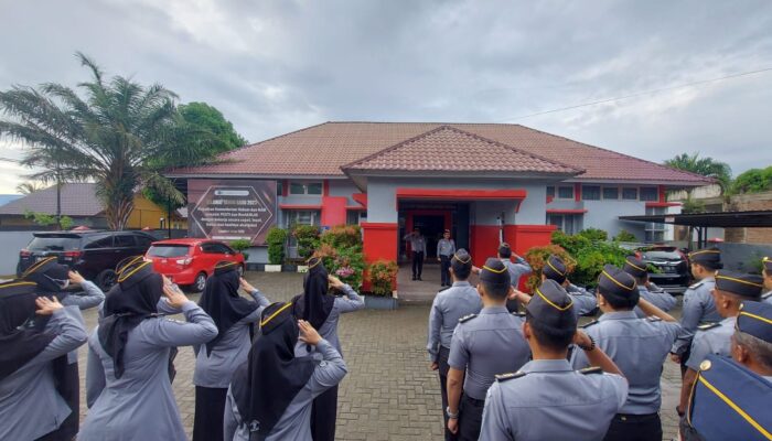 Kakanwil Kemenkumham Aceh Pimpin Apel Di Bapas Banda Aceh