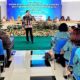 Tim supervisi desa (nagori)/kelurahan percontohan Pemprovsu, Riza Pahlevi Lubis (Sek.TP PKK Sumut) saat memberikan pencerahan bagi TP PKK Kab. Simalungun, Selasa (20/2).(Waspada/ist).