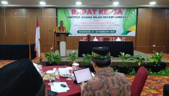 IAIN Langsa Raker Peningkatan Akreditasi Prodi Dan Institusi Unggul