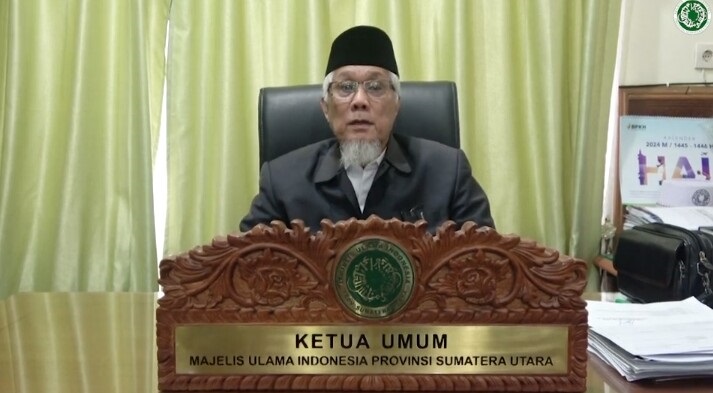 Ketua Umum MUI Sumatera Utara, DR. H. Maratua Simanjuntak. Waspada/ist