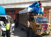 Polres Langkat Kawal Logistik Pemilu Ke Gudang KPU