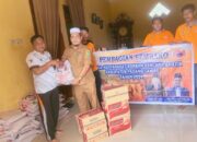 Keluarga Terdampak Banjir Di Palas Terima Bantuan Sembako
